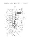  DEVICE FOR MECHANICALLY DRAWING AND RELEASING PLASTIC CONTAINERS diagram and image