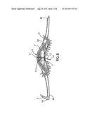 Wound rope or cord support diagram and image