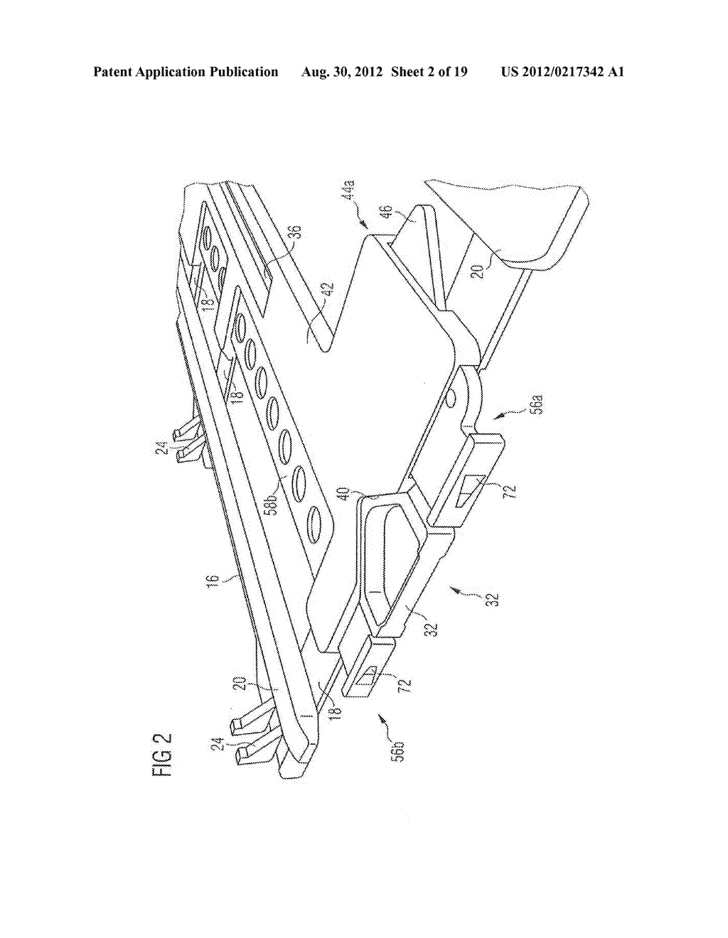 FASTENING ARRANGEMENT FOR FASTENING A STORAGE CONTAINER IN A COMPARTMENT     OF AN AIRCRAFT GALLEY, STORAGE CONTAINER AND AIRCRAFT GALLEY - diagram, schematic, and image 03