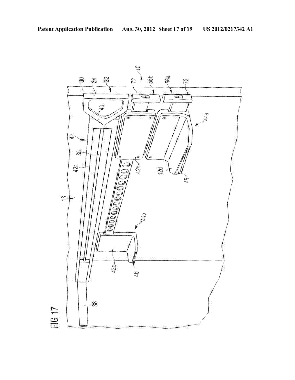 FASTENING ARRANGEMENT FOR FASTENING A STORAGE CONTAINER IN A COMPARTMENT     OF AN AIRCRAFT GALLEY, STORAGE CONTAINER AND AIRCRAFT GALLEY - diagram, schematic, and image 18