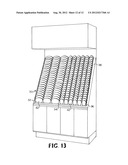 APPARATUS FOR SUPPORTING AND DISPLAYING PAINT COLOR CARDS diagram and image