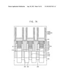 INTEGRATED CIRCUIT DEVICES INCLUDING AIR SPACERS SEPARATING CONDUCTIVE     STRUCTURES AND CONTACT PLUGS AND METHODS OF FABRICATING THE SAME diagram and image