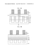 INTEGRATED CIRCUIT DEVICES INCLUDING AIR SPACERS SEPARATING CONDUCTIVE     STRUCTURES AND CONTACT PLUGS AND METHODS OF FABRICATING THE SAME diagram and image