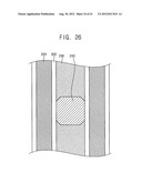 INTEGRATED CIRCUIT DEVICES INCLUDING AIR SPACERS SEPARATING CONDUCTIVE     STRUCTURES AND CONTACT PLUGS AND METHODS OF FABRICATING THE SAME diagram and image