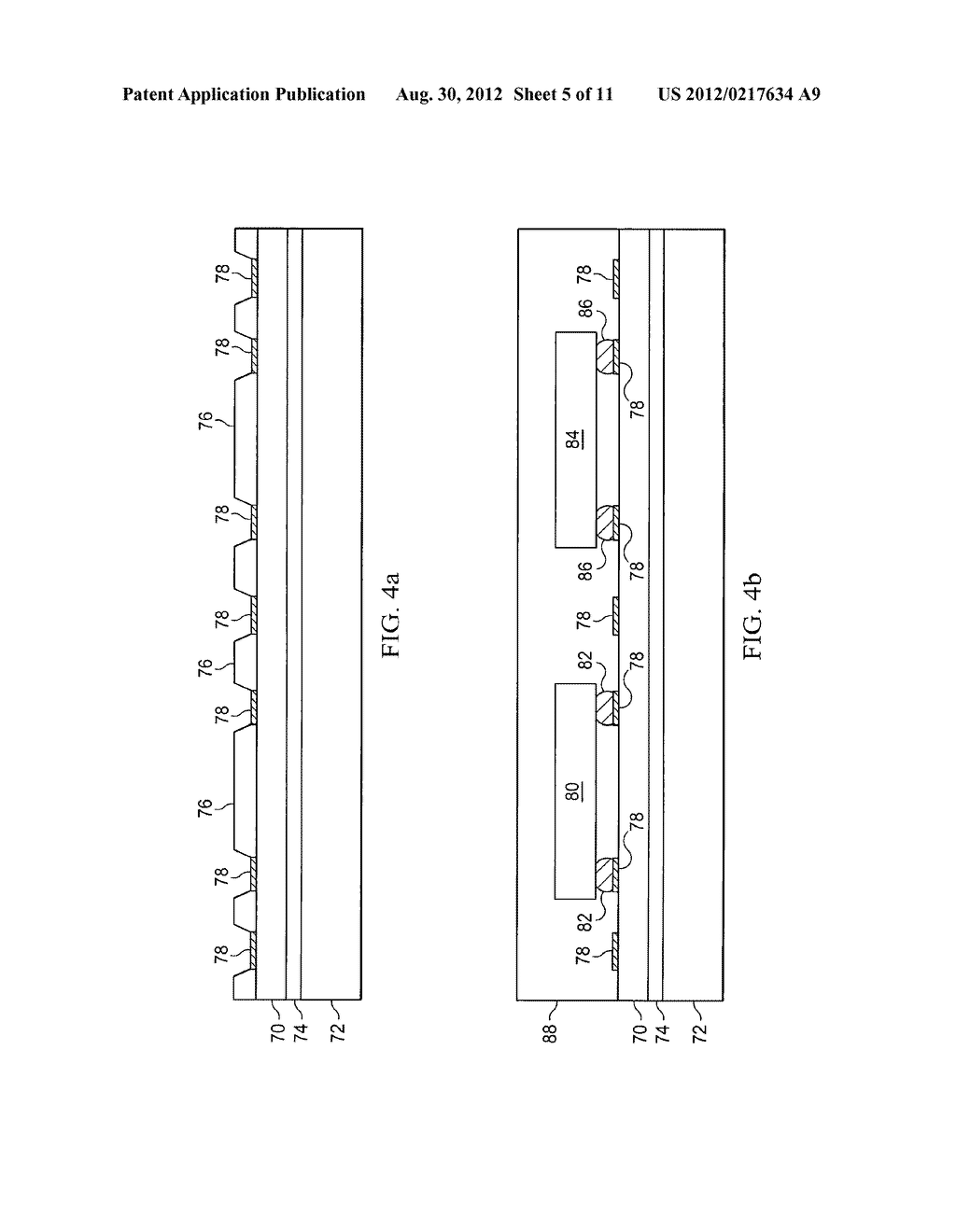 Semiconductor Device and Method of Forming the Device Using Sacrificial     Carrier - diagram, schematic, and image 06