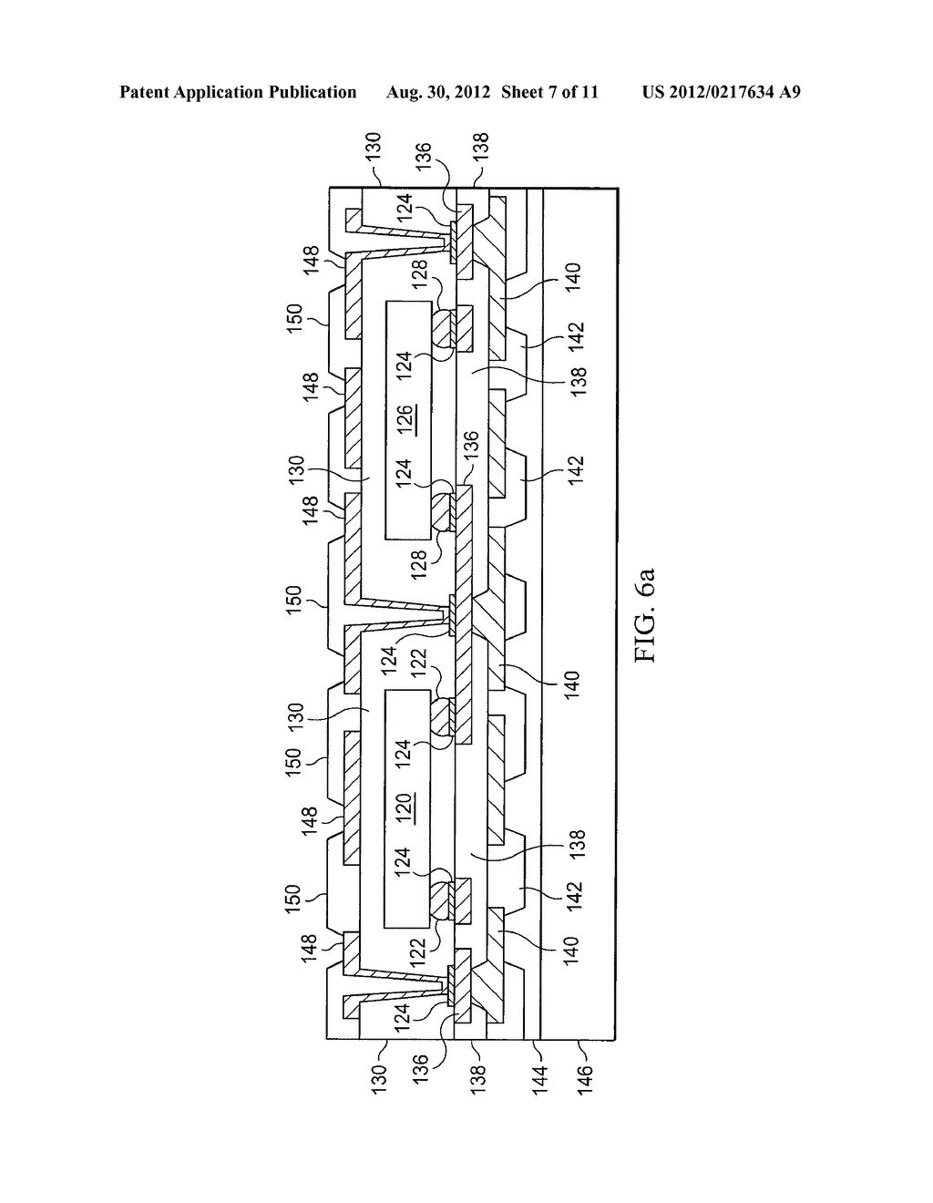 Semiconductor Device and Method of Forming the Device Using Sacrificial     Carrier - diagram, schematic, and image 08