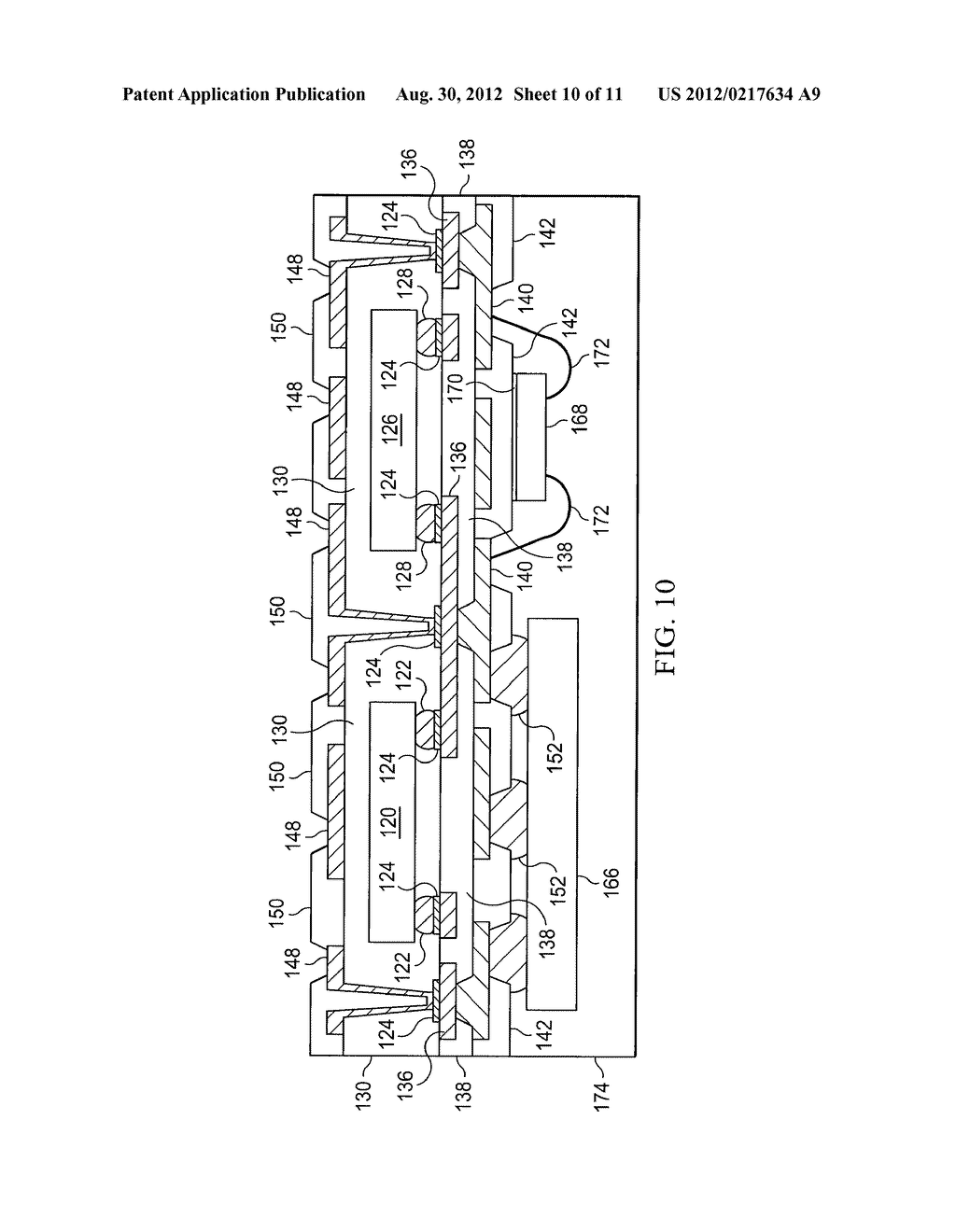 Semiconductor Device and Method of Forming the Device Using Sacrificial     Carrier - diagram, schematic, and image 11