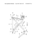 Wheeled Collapsible Stand for a Power Driven Machine diagram and image