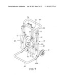 Wheeled Collapsible Stand for a Power Driven Machine diagram and image