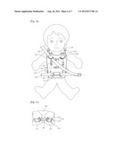 SUPPORT DEVICE FOR VEHICLE CHILD SEAT BELT diagram and image