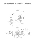 Back looking warning assembly and a method for determining the presence of     a tangible entity in close proximity to the back of an individual diagram and image