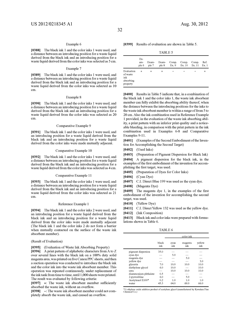 WASTE INK ABSORBENT MEMBER, AND WASTE INK CONTAINER AND INK JET RECORDING     APPARATUS EQUIPPED WITH WASTE INK ABSORBENT MEMBER - diagram, schematic, and image 61