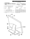 COMPUTER MONITOR WITH A SHELF diagram and image