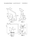 COMPUTER MONITOR WITH A SHELF diagram and image