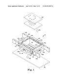 CONCRETE BLOCK MOLD WITH MOVEABLE LINER diagram and image