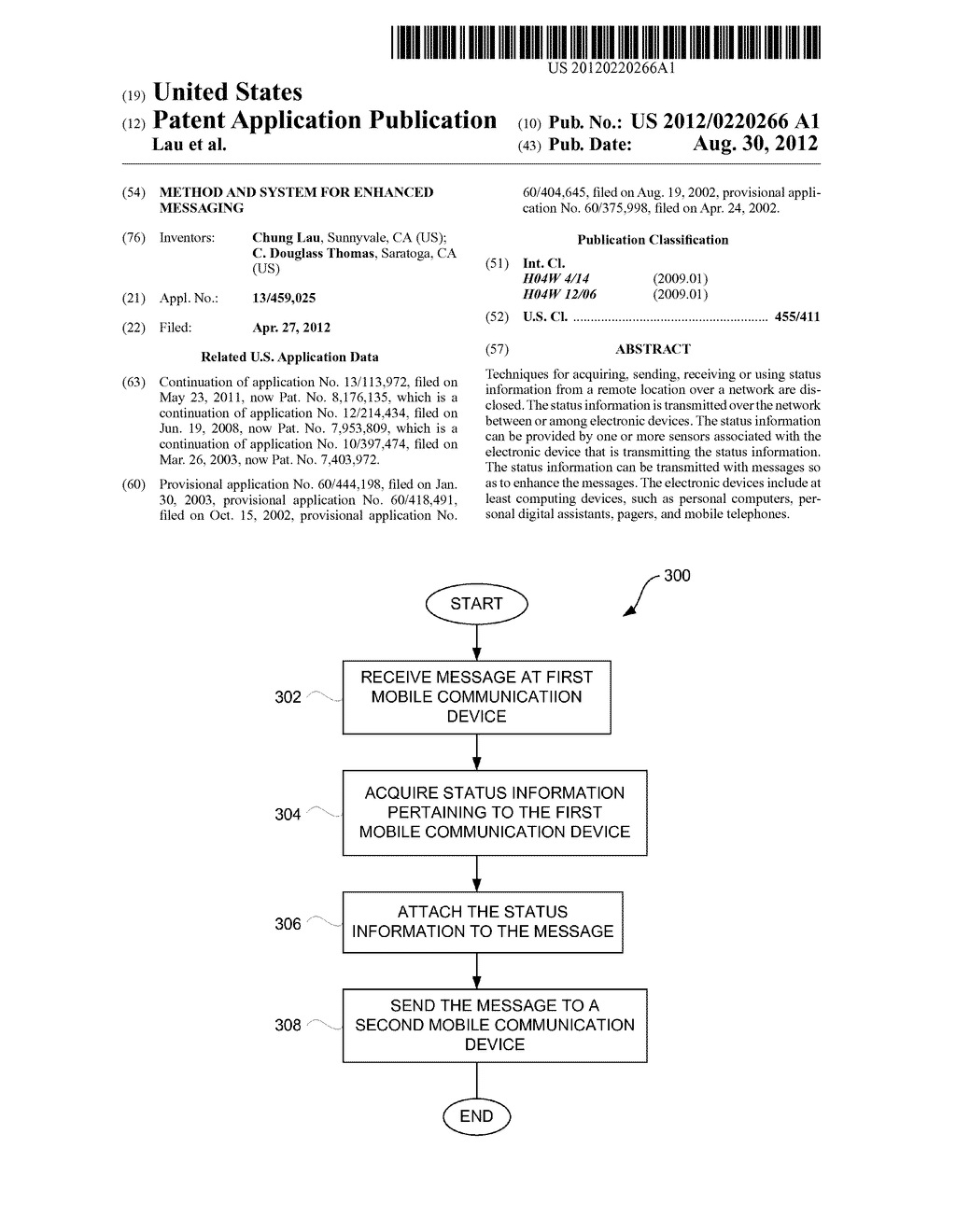 METHOD AND SYSTEM FOR ENHANCED MESSAGING - diagram, schematic, and image 01