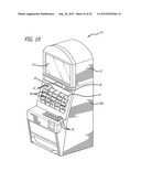 GAMING MACHINE HAVING A CURVED DISPLAY WITH A VIDEO SWITCHER AND TOUCH     ROUTER SYSTEM diagram and image