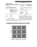 ARRAYS OF MICROPARTICLES AND METHODS OF PREPARATION THEREOF diagram and image