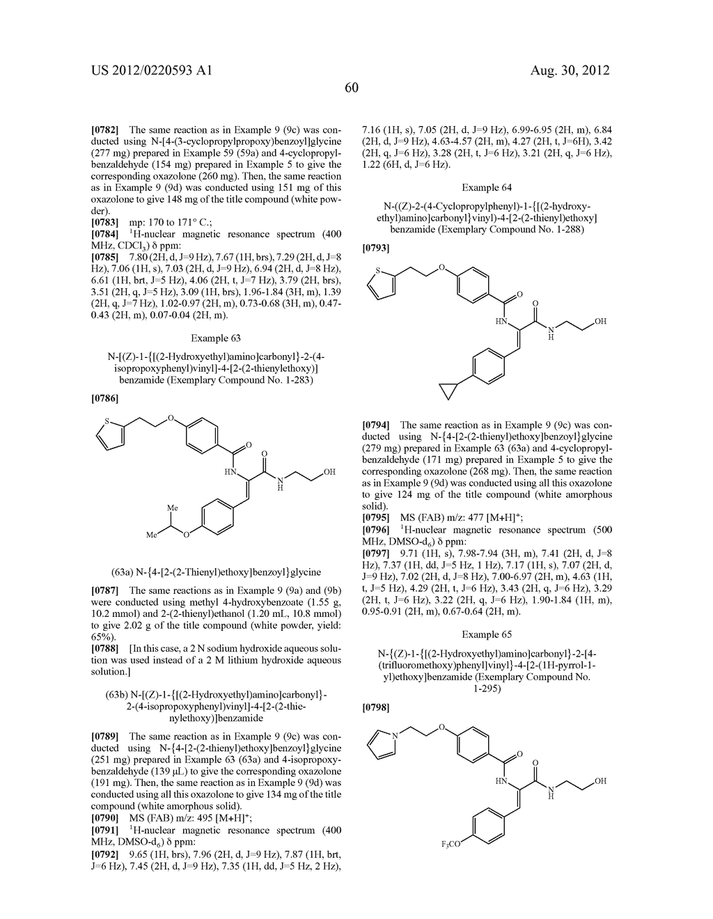Substituted Acrylamide Derivative and Pharmaceutical Composition     Comprising the Same - diagram, schematic, and image 61