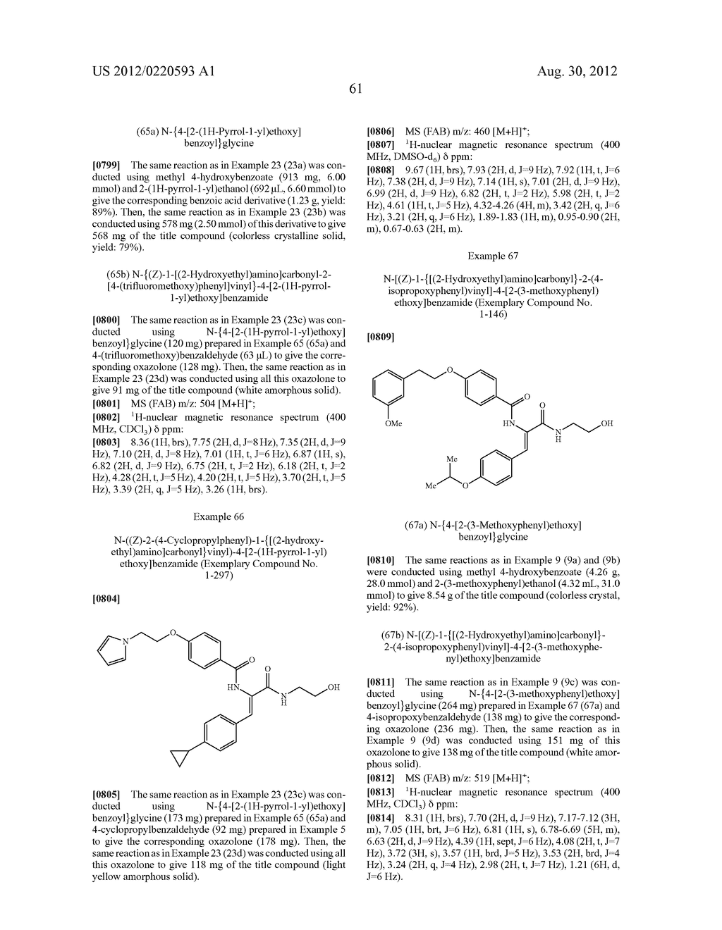 Substituted Acrylamide Derivative and Pharmaceutical Composition     Comprising the Same - diagram, schematic, and image 62