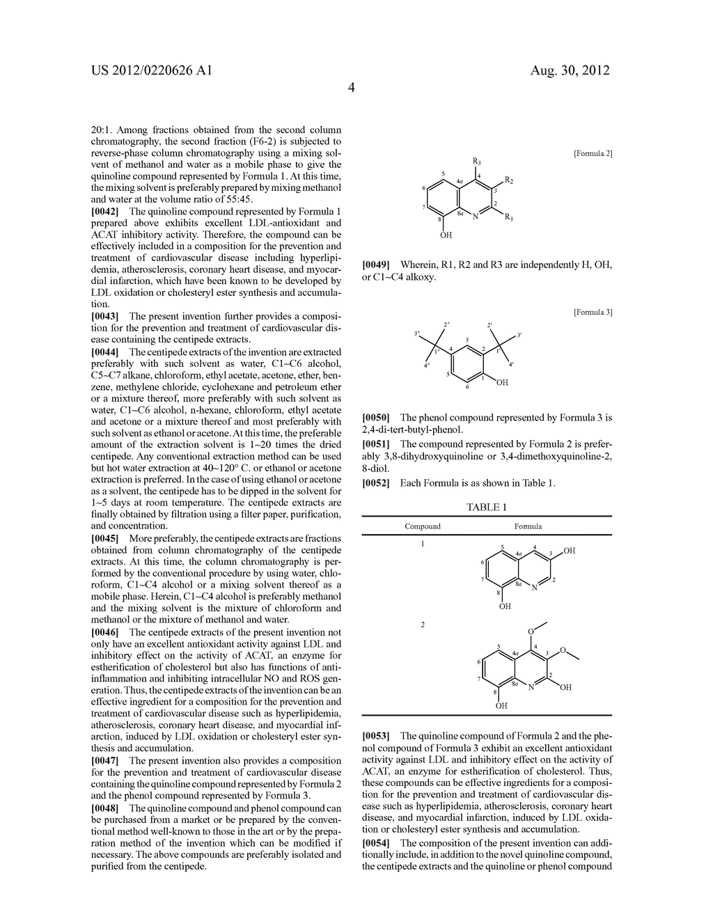 NOVEL QUINOLINE COMPOUND, AND COMPOSITION CONTAINING CENTIPEDE EXTRACT OR     COMPOUNDS ISOLATED THEREFROM FOR PREVENTION AND TREATMENT OF     CARDIOVASCULAR DISEASE - diagram, schematic, and image 06