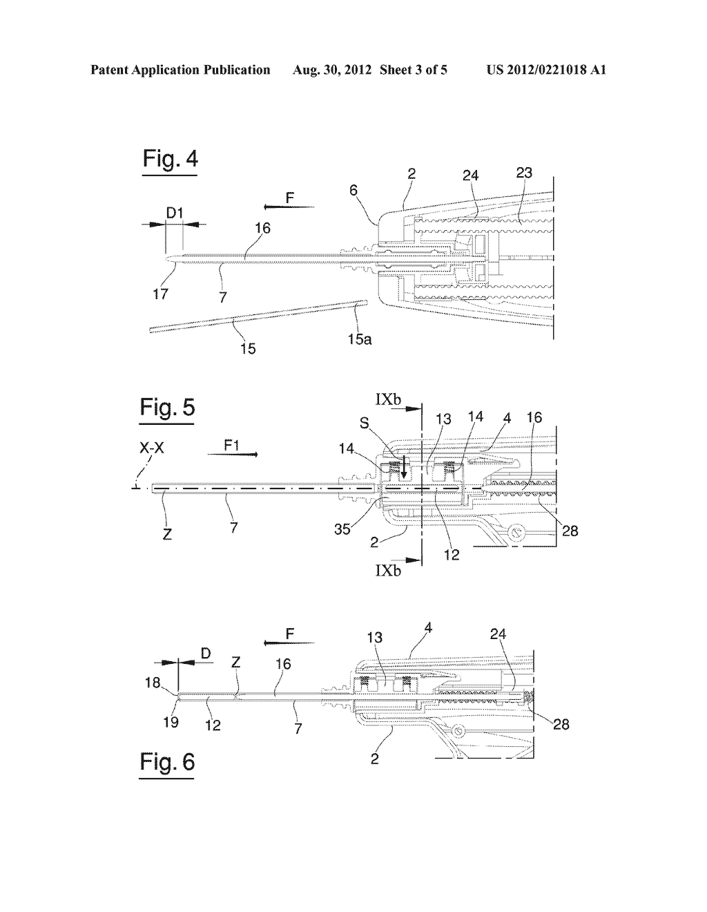 DEVICE FOR IMPLANTING A PROSTHESIS IN A TISSUE - diagram, schematic, and image 04