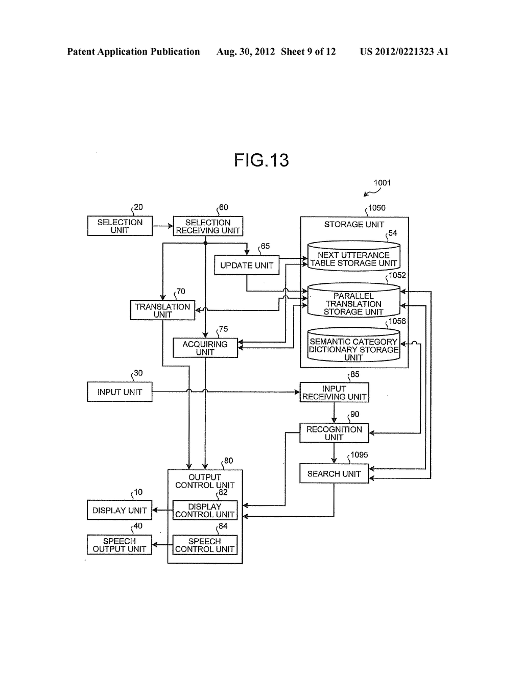 TRANSLATION DEVICE AND COMPUTER PROGRAM PRODUCT - diagram, schematic, and image 10