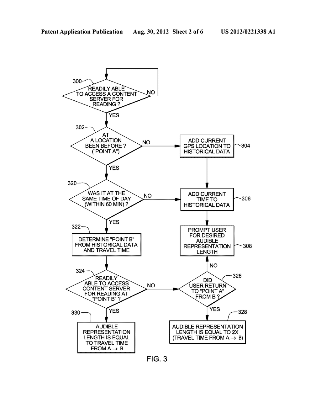 AUTOMATICALLY GENERATING AUDIBLE REPRESENTATIONS OF DATA CONTENT BASED ON     USER PREFERENCES - diagram, schematic, and image 03