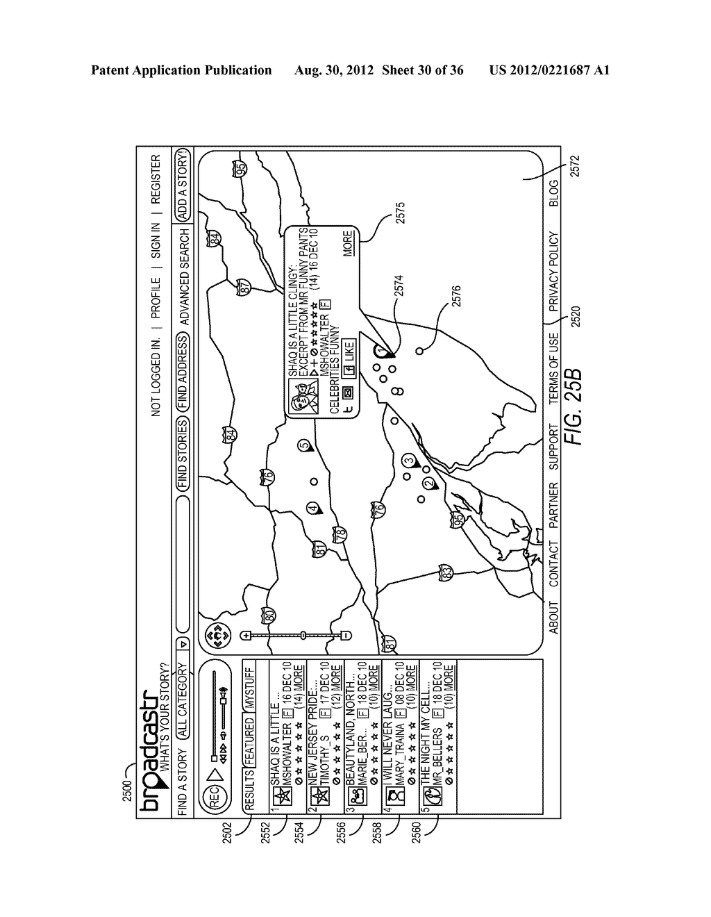 Systems, Methods and Apparatus for Providing a Geotagged Media Experience - diagram, schematic, and image 31