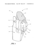 Lockable Holster Retention System diagram and image