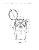 STANDUP POUCH WITH DISPENSING FITMENT diagram and image