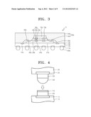 SEMICONDUCTOR PACKAGE INCLUDING CONNECTING MEMBER HAVING CONTROLLED     CONTENT RATIO OF GOLD diagram and image