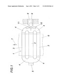 DEVICE FOR HEAT-TREATING SHEET METAL STRIPS diagram and image