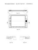 Foldable carrying case for a tablet computer diagram and image