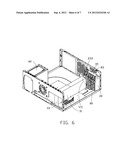 ELECTRONIC DEVICE WITH MOUNTING BRACKET FOR RECEIVING EXPANSION CARD AND     CONNECTOR diagram and image