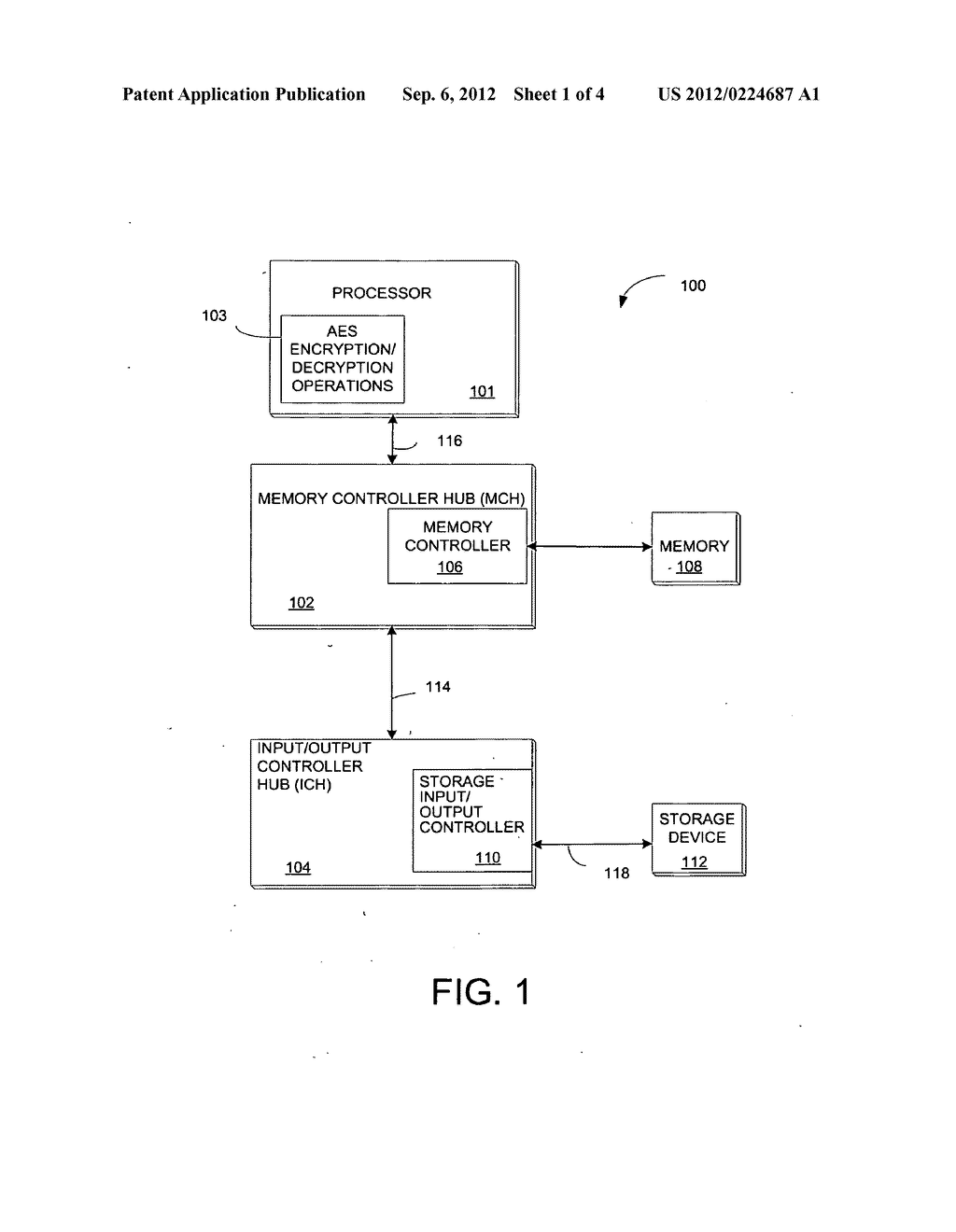 Method and apparatus for optimizing Advanced Encryption Standard (AES)     encryption and decryption in parallel modes of operation - diagram, schematic, and image 02