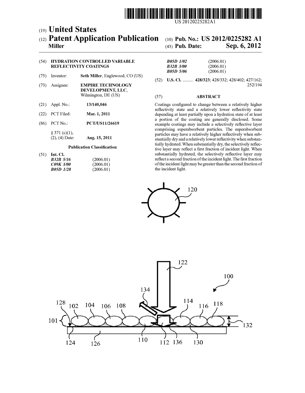 HYDRATION CONTROLLED VARIABLE REFLECTIVITY COATINGS - diagram, schematic, and image 01