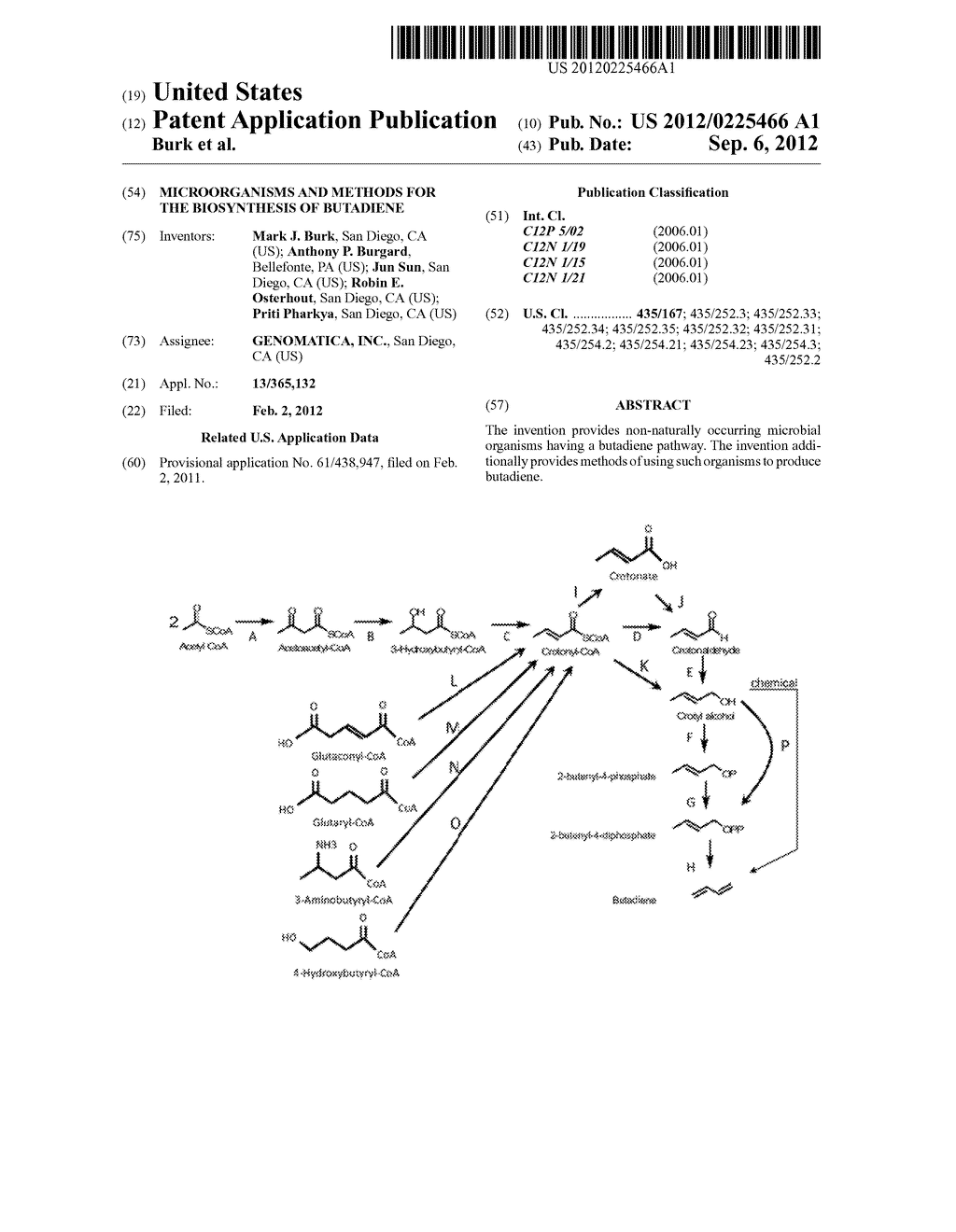 MICROORGANISMS AND METHODS FOR THE BIOSYNTHESIS OF BUTADIENE - diagram, schematic, and image 01