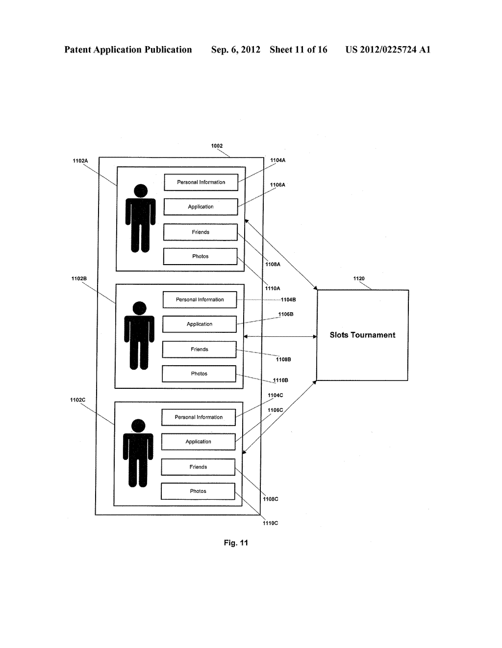 SYSTEM AND METHOD FOR FACILITATING GAMBLING TOURNAMENTS HAVING UPDATES IN     REAL TIME - diagram, schematic, and image 12