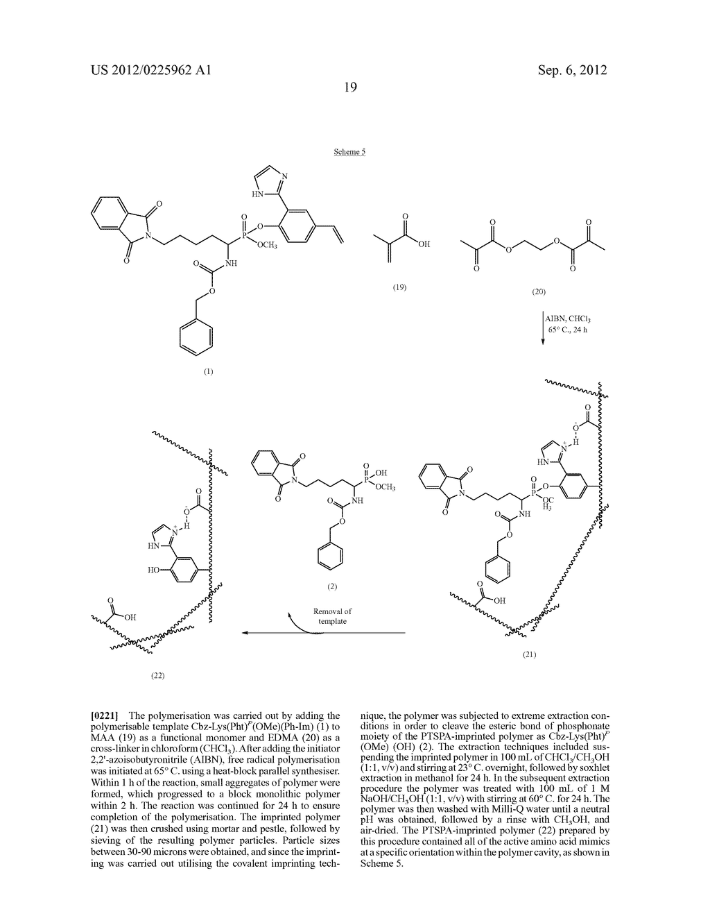 MOLECULARLY IMPRINTED POLYMERS, METHODS FOR THEIR PRODUCTION AND USES     THEREOF - diagram, schematic, and image 24