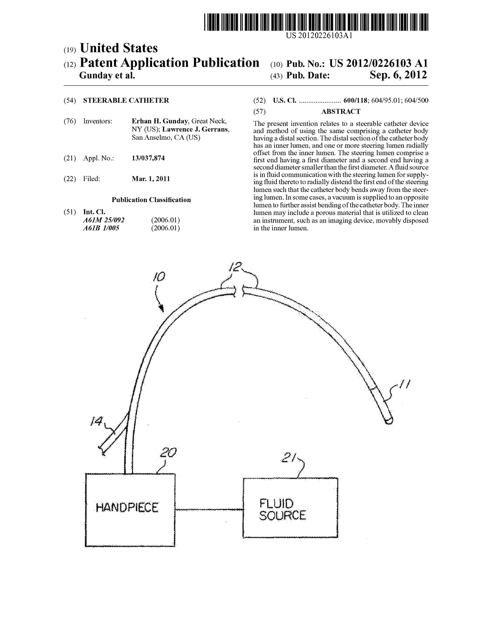 Steerable Catheter - diagram, schematic, and image 01