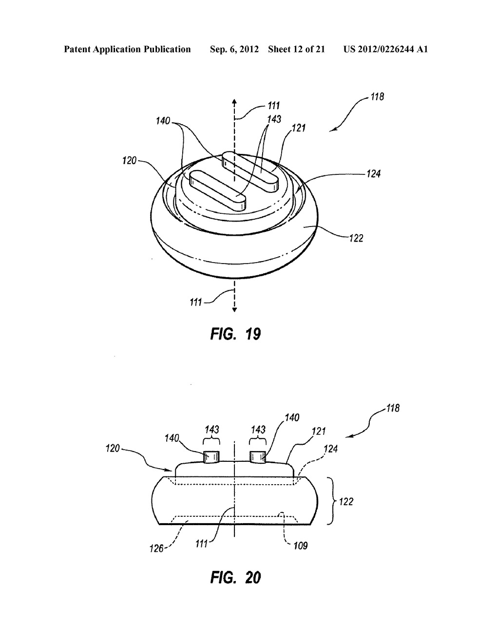 Septum Feature for Identification of an Access Port - diagram, schematic, and image 13