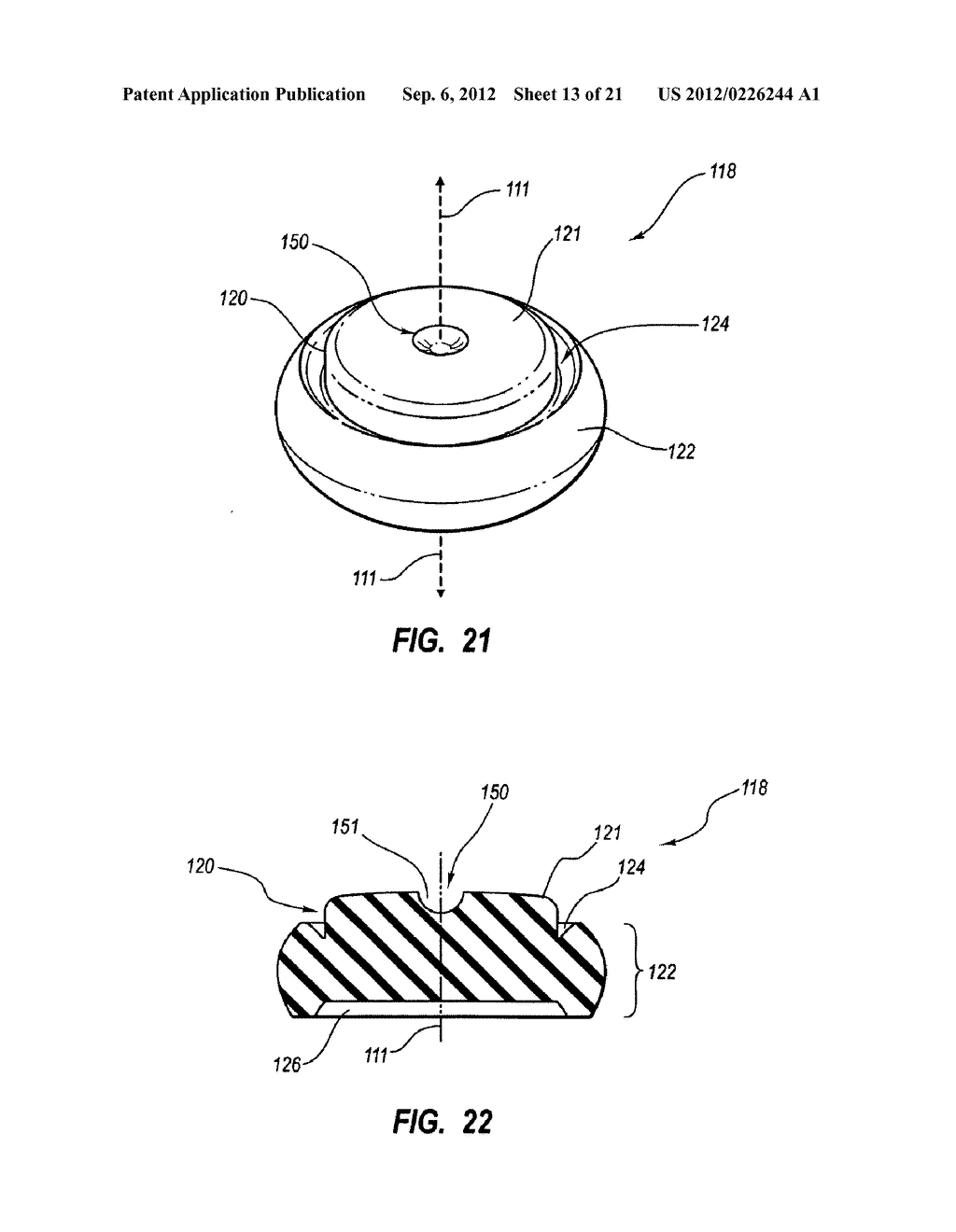 Septum Feature for Identification of an Access Port - diagram, schematic, and image 14