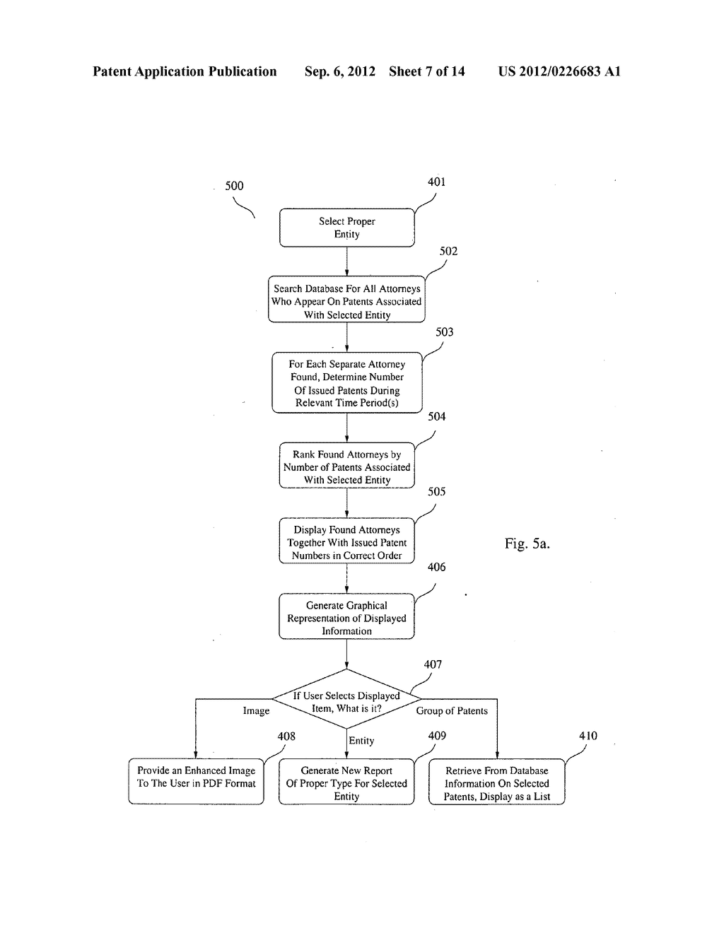 COMPUTERIZED INFORMATION SYSTEM FOR CREATING PATENT DATA SUMMARIES AND     METHOD THEREFOR - diagram, schematic, and image 08