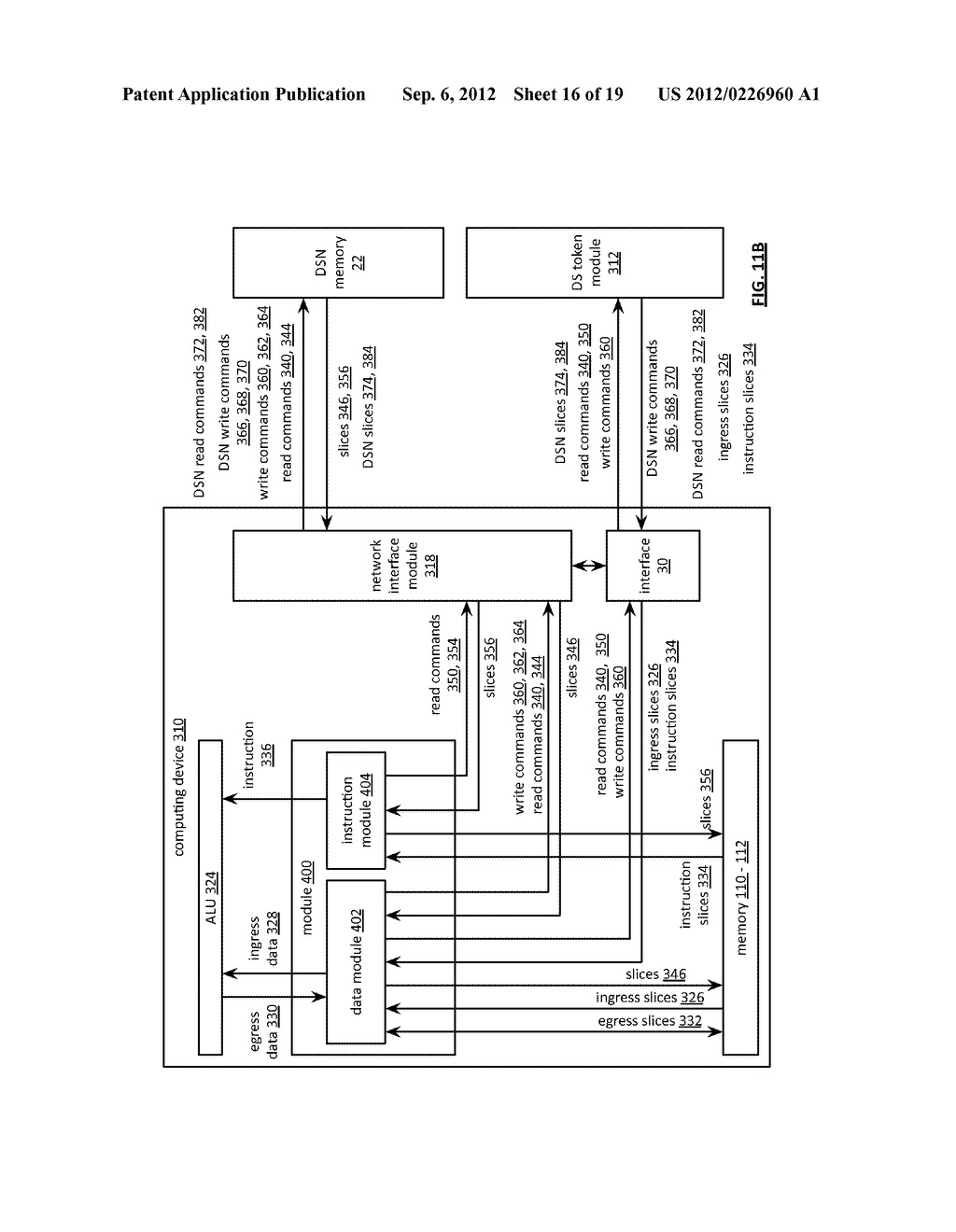 RETRIEVAL OF ENCODED DATA SLICES AND ENCODED INSTRUCTION SLICES BY A     COMPUTING DEVICE - diagram, schematic, and image 17