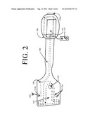 LIGHT PACK FOR A PAINTBRUSH, LIGHTED PAINTBRUSH WITH HOLDER AND PAINT CAN     LID FOR USE WITH HOLDER diagram and image