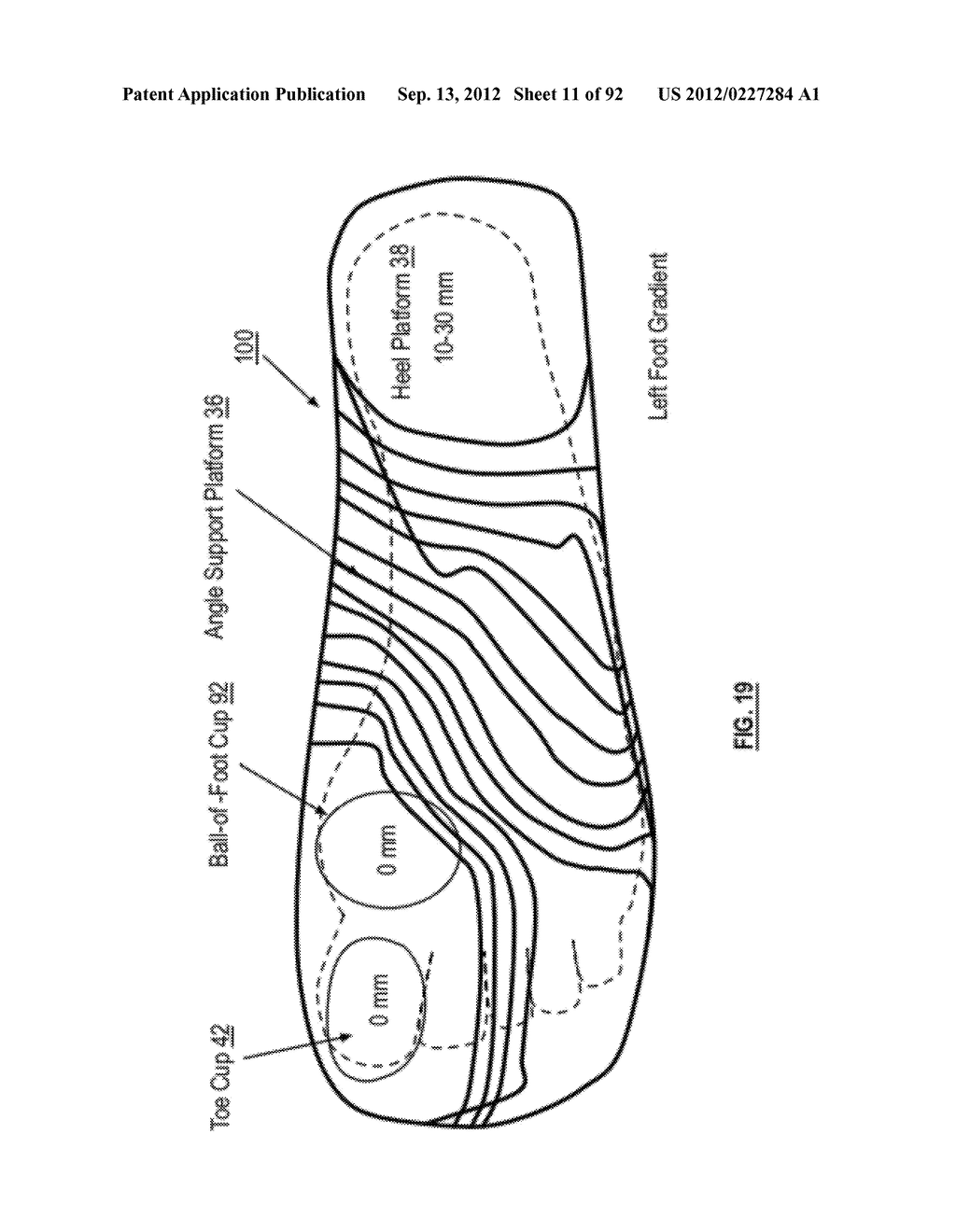 ATHLETIC POSITIONING APPARATUS INCLUDING A HEEL PLATFORM AND APPLICATIONS     THEREOF - diagram, schematic, and image 12