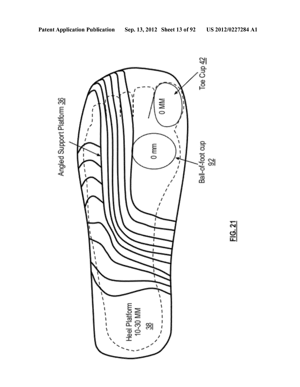 ATHLETIC POSITIONING APPARATUS INCLUDING A HEEL PLATFORM AND APPLICATIONS     THEREOF - diagram, schematic, and image 14