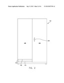 DOOR ASSEMBLY AND METHOD OF REPLACING A DOOR OF AN ELECTRONICS CABINET diagram and image