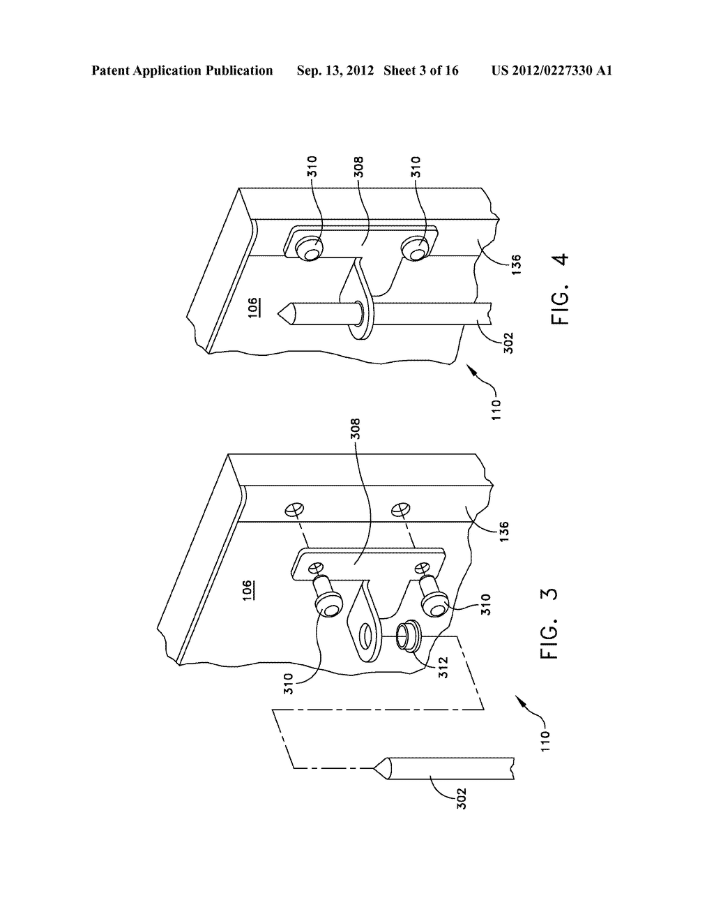 DOOR ASSEMBLY AND METHOD OF REPLACING A DOOR OF AN ELECTRONICS CABINET - diagram, schematic, and image 04